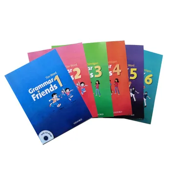 6 Книг/Набор Oxford Grammar Friends 1-6 Английский для чтения с картинками Учебник начальной школы для детей 6-12 лет