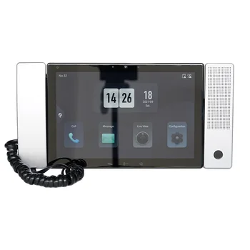 Видеодомофон HIK с логотипом DS-KM9503, 10-дюймовая сенсорная IP-станция Android, система Android, поддержка 802.3af PoE