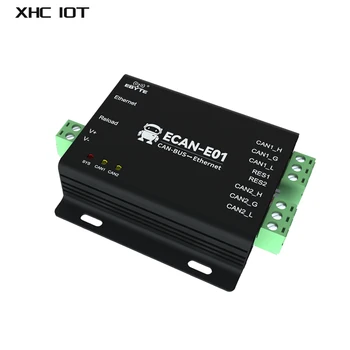 Преобразователь протокола Can в Ethernet Can2.0 Протокол XHCIOT ECAN-E01S TCP/UDP Can Реле постоянного тока 8-28 В Преобразователь с двухканальной изоляцией
