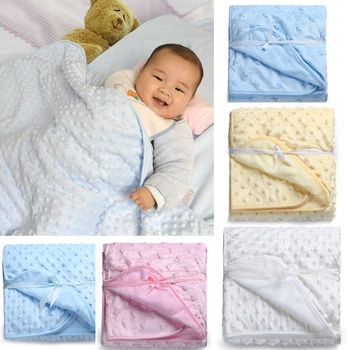 2022 Новые зимние детские одеяла, Флисовое одеяло для сна новорожденных, Заводские продажи 75 *100 см, Постельное белье, Пеленание, полотенце для ванной