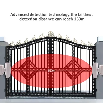 Проводной детектор микроволнового луча Наружный инфракрасный барьер Сигнализация по периметру Монитор вторжения для защиты Smart Life Security