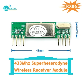 Совершенно НОВЫЙ RXB6 Оригинальный 433 МГц Супергетеродинный модуль беспроводного приемника для Arduino/ARM/AVR
