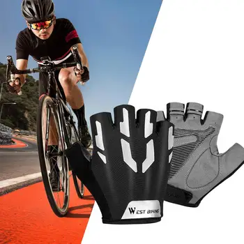 Уличные зимние Велосипедные перчатки с полными пальцами, MTB Дорожный велосипед, Летние спортивные велосипедные нескользящие спортивные дышащие перчатки для походов с сенсорным экраном