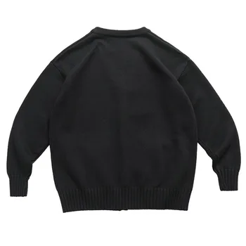 Трендовый бренд WTAPS, мужской осенне-зимний свитер, кардиган, мужской японский стиль Харадзюку, Свободный повседневный вязаный кардиган, свитера, куртки