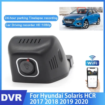 Wifi Скрытый Автомобильный Видеорегистратор Dash cam Камера Видеорегистратор Для Hyundai Solaris HCR 2017 2018 2019 2020 CCD Ночного Видения Full HD 1080P