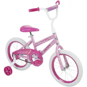 16-дюймовый велосипед для девочек с морской звездой, розовая жевательная резинка