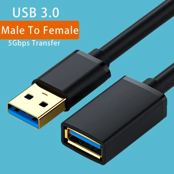USB3.0 Быстрый Удлинитель Для Smart TV PS4 Xbox One SSD USB-USB Кабель-удлинитель для передачи данных Mini USB3.0 2,0 Удлинитель