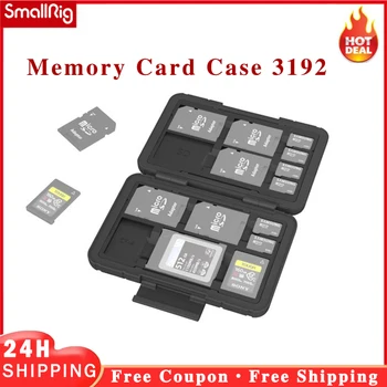 Держатель для SD-карт SMALLRIG, Чехол для карт памяти, 15 слотов, Водостойкий для SD-карт, Micro SD-карт, XQD-карт - 3192
