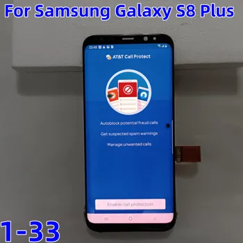 Оригинальный Дефектный Дисплей Для Samsung Galaxy S8 Plus G955 G955F ЖК-дисплей С Рамкой S8 + Дисплей с Сенсорным экраном и Цифровым Преобразователем В Сборе
