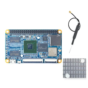 CORE6818 Плата разработки + Радиатор + Антенна S5P6818 Четырехъядерный процессор 1G + 8G Wifi + BT Гигабитный Порт Ethernet Lubuntu Android 7.1.2