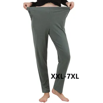 2XL-7XL Большие Размеры, Женские Пижамные брюки, Модные Женские зимние Бархатные Теплые штаны для сна, Эластичные штаны для Сна, Повседневные домашние брюки