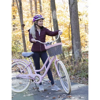 BCA 26 дюймов Женский велосипед Charleston Cruiser, розовый дорожный велосипед