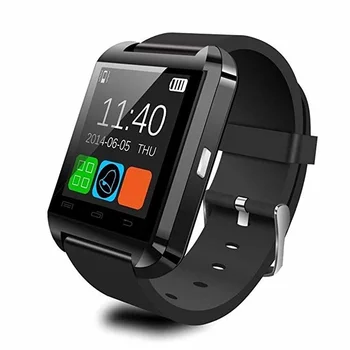 Смарт-часы U8 с сенсорным экраном, Bluetooth Smartwatch, Телефонный звонок, Фитнес-трекер, Музыка, Фото, SMS, Шагомер, Дешевые CE