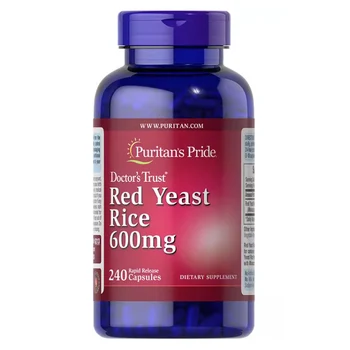 Красный дрожжевой рис 600 мг 240 капсул