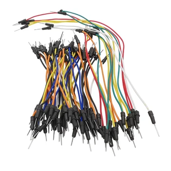 65 шт./лот Соединительные кабели для макетной платы Беспаянные Гибкие соединительные провода Arduino Tp4056 400 Кабель для тестирования печатных плат