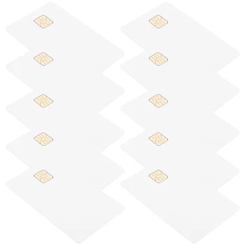 Система контроля доступа к карточкам Белые карточки Пустой чип Интеллектуальная микросхема Кредитный ПВХ контакт