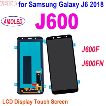 Super AMOLED ЖК-дисплей для Samsung Galaxy J6 2018 ЖК-дисплей J600 J600F J600FN ЖК-дисплей с сенсорным экраном в Сборе для Samsung J600 ЖК-инструменты