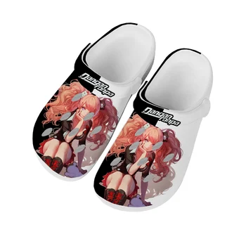 Мультяшная игра Danganronpa Junko Enoshima/ Домашние сабо Для мужчин и женщин, водонепроницаемая обувь для подростков, Садовые Пляжные тапочки с дырками, Сандалии