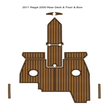 2011 Re-gal 2000 Коврик для кокпита, лодка, Пена EVA, Палубный коврик из искусственного тика, Напольное покрытие