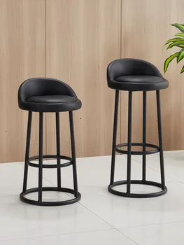 Барный стул, современная и минималистичная спинка, высокий табурет, барный стул, железный барный стул, барный стул, высокий табурет, высокий табурет