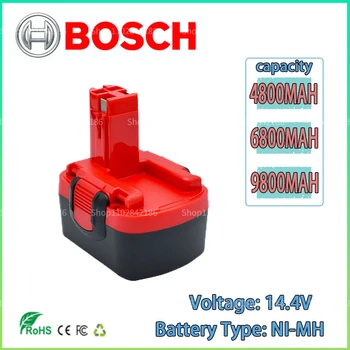 14,4 В Bosch 4800 мАч 6800 мАч 9800 мАч Ni-MH Аккумулятор D70745 2607335273 BAT038 BAT140 BAT159 BAT040 BAT041 2607335465 26073356