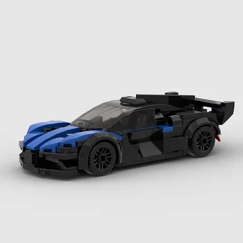 176 шт. Высокотехнологичный Спортивный автомобиль Bugatti Bolide Строительные Блоки Гоночная Скоростная Модель Автомобиля Сборка MOC Кирпичи Игрушки Подарки Для Детей Мальчик