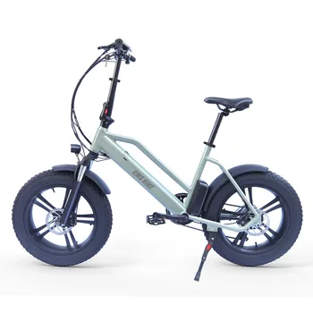 20-дюймовый Складной Электрический велосипед с литиевой батареей, передние и задние механические дисковые тормоза, внедорожный велосипед для взрослых