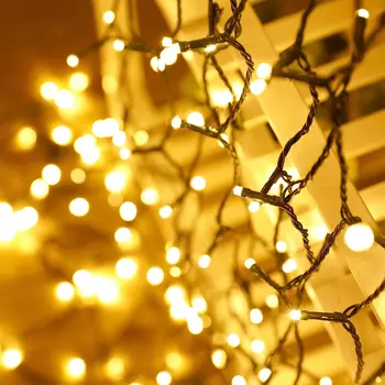 72 ФУТА 200 светодиодных уличных солнечных струнных ламп, водонепроницаемых рождественских гирлянд, елочных ламп green line для украшения сада