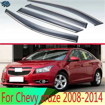 Для Chevy cruze 2008-2014 Пластиковый наружный козырек, вентиляционные шторки, защита от солнца и дождя, дефлектор