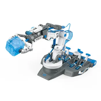 3 В 1 Гидравлический робот Механическая рука DIY Исследуйте Детские Инженерные развивающие игрушки Набор для Детей Научный Эксперимент Робот