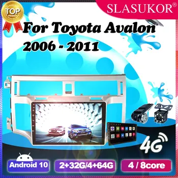 9 Дюймов Android 10 6G + 128G Для Toyota Avalon 2006 2007-2011 Кабельное Автомобильное Радио Мультимедийный Видеоплеер Навигация GPS No 2 din DVD