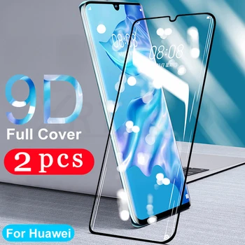 2 шт. 9D полное покрытие для huawei P30 pro P30 lite, защитная пленка для экрана телефона из закаленного стекла P30, защитная пленка на стеклянный смартфон