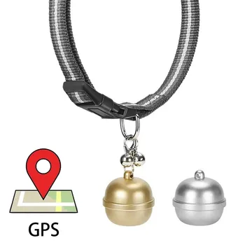 Подвесной шейный колокольчик в стиле Собаки Кошки, GPS Локатор, устройство для поиска домашних животных, Gsm Анти-потерянный светодиодный Умный Отслеживающий Анти-потерянный прибор, Колокольчик