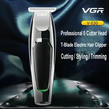 Профессиональная стрижка бороды VGR Electric Mens Hair с USB-аккумулятором для укладки волос с 5 направляющими гребнями