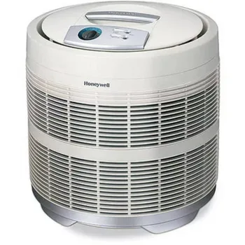 Honeywell True HEPA воздухоочиститель, Бортовой нейтрализатор аллергенов для больших помещений (390 кв. футов), Белый - Лесной пожар/ Дым, Пыльца