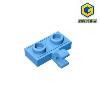 Gobricks GDS-815 пластина 1X2 Вт. 1 Горизонтальная защелка совместима с lego 11476 детские развивающие строительные блоки 