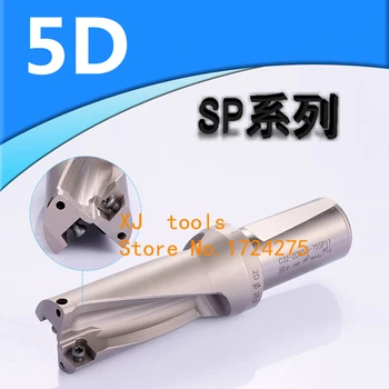 SP-C32-5D-SD33--SD34.5, замените лезвия и тип сверла для вставки SPMW SPMT U для сверления неглубоких отверстий сменными вставными сверлами