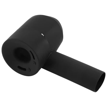 Черный мягкий силиконовый защитный чехол для фена, полная защита на 360 градусов, чехол для зарядки вентилятора, чехол для кожи