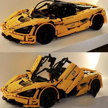 MOULD KING 13145 MOC McLaren P1 720S Модель гоночного автомобиля Строительные Блоки Кирпичи Детские игрушки Подарки для детей