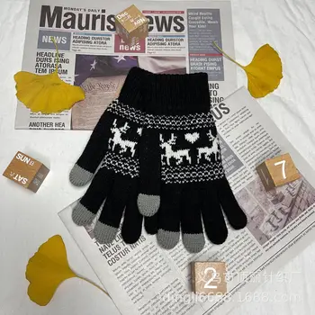 Зимние перчатки Мужские Женские Теплые флисовые перчатки для бега на открытом воздухе, Лыжные перчатки для снега