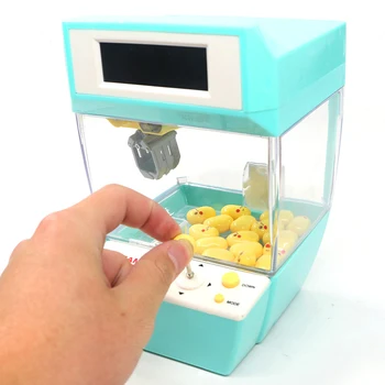 Многофункциональный Креативный автомат с Когтями, Будильник, Кукольный игровой автомат с монетами, Кукольная машина для ловли мяча, Монета