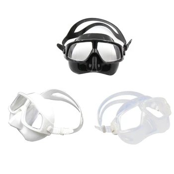 Удобная маска для подводного плавания с трубкой, Очки для подводного плавания с защитой от запотевания, Стеклянная Маска для подводного плавания с трубкой, Подарок для мужчин и женщин