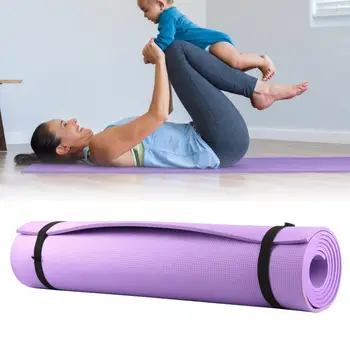 Коврик для йоги, амортизирующий нескользящий аксессуар, 6 мм, для похудения, коврик для йоги для домашнего оборудования для йоги