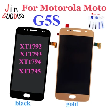 AAA + Для Motorola Moto G5S XT1793 XT1794 XT1792 ЖК-дисплей с Цифровым Преобразователем Сенсорного экрана В Сборе Для Moto G5S XT1795 LCD