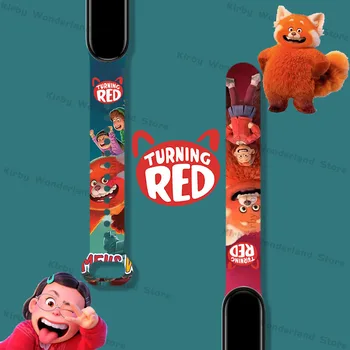 Disney Pixar Краснеет Электронные часы Мультфильм Meilin Цифровой Водонепроницаемый светодиодный браслет Браслет Детская игрушка Подарок На День Рождения Часы