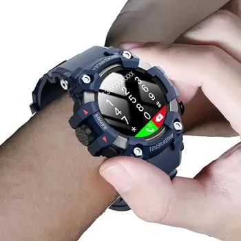 Умные часы для мужчин, фитнес-трекер с сенсорным экраном, монитор здоровья для телефона, Часы с пользовательским циферблатом, принадлежности для измерения частоты сердечных сокращений