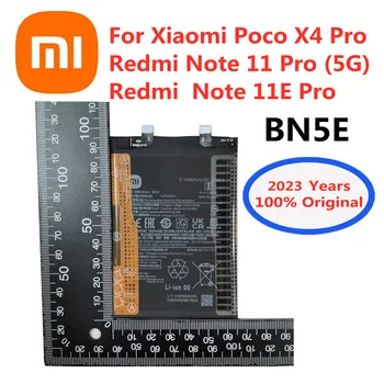Оригинальный аккумулятор BN5E для телефона Xiaomi Redmi Note 11 pro 5G/POCO X4 Pro 5G/Note 11E Pro BN5E Встроенный Li-lon Bateria 5000 мАч