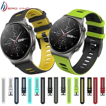 Спортивный силиконовый ремешок для Huawei Watch GT 2 Pro, сменный ремешок на запястье, браслет, ремешки для часов Huawei Watch GT2 42 мм 46 мм
