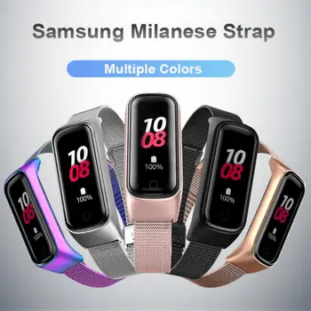 Сменный ремешок, умные аксессуары, защита от пота, Водонепроницаемая нержавеющая сталь для Samsung Galaxy Fit2, ремешок для часов