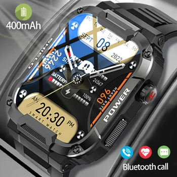 2023 Спортивные Смарт-часы, Совместимые с Bluetooth, Воспроизведение музыки, Мониторинг сердечного ритма, Здоровый Спортивный браслет, мужские часы